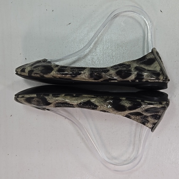 Tory Burch Animal Print Patent Leather Ballet Flats 7½ - Picture 7 of 13